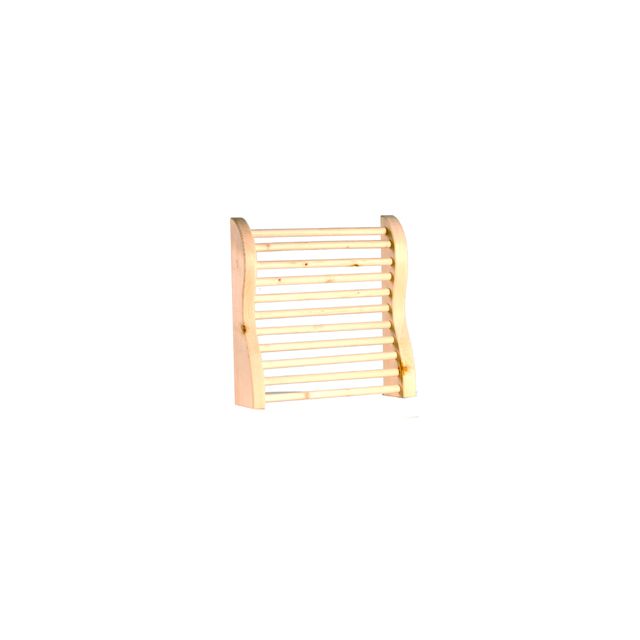 Curved Hemlock Sauna Headrest